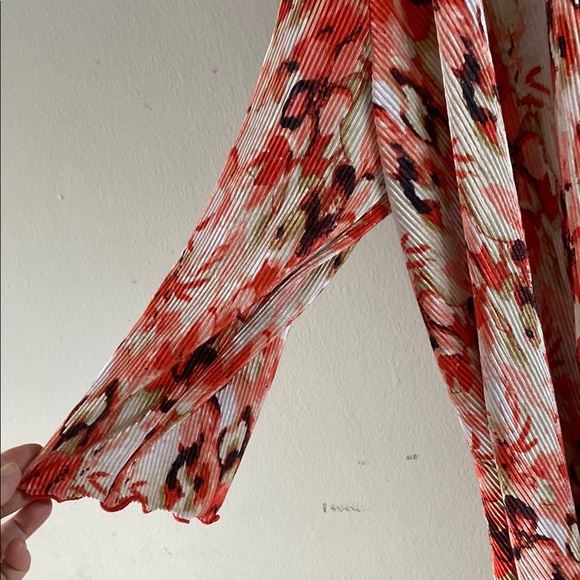 Southern Lady Floral Cardigan - Red and orange - Picture 4 of 10